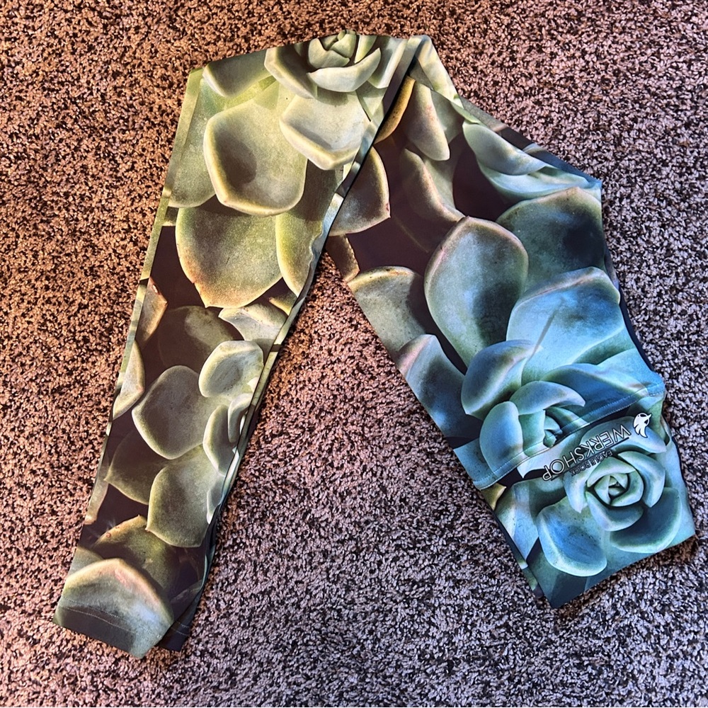 Werkshop Athleisure full-length Succulent leggings